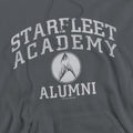 Charcoal - Side - Star Trek Mens Alumni Hoodie