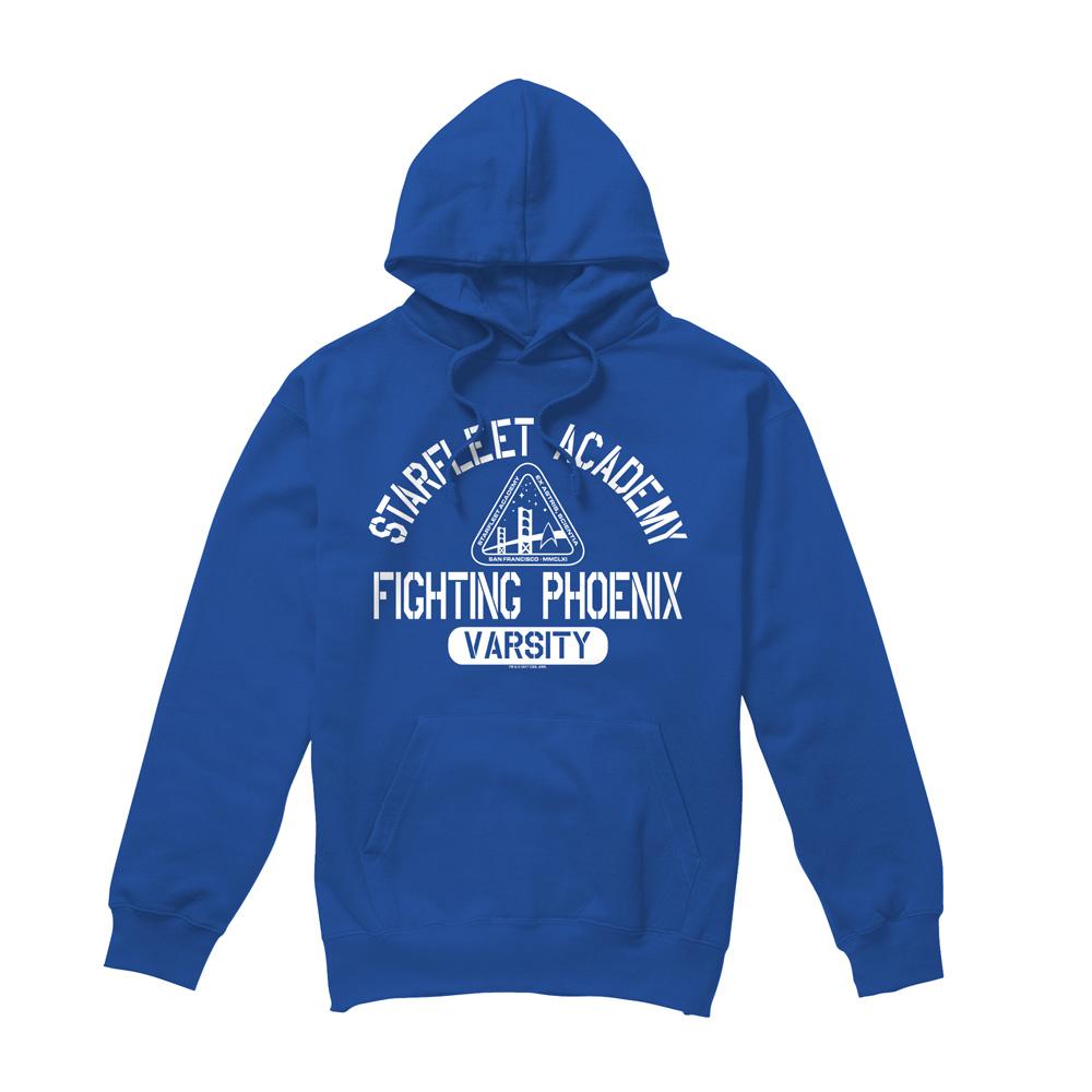 Royal Blue - Front - Star Trek Mens Varsity Hoodie