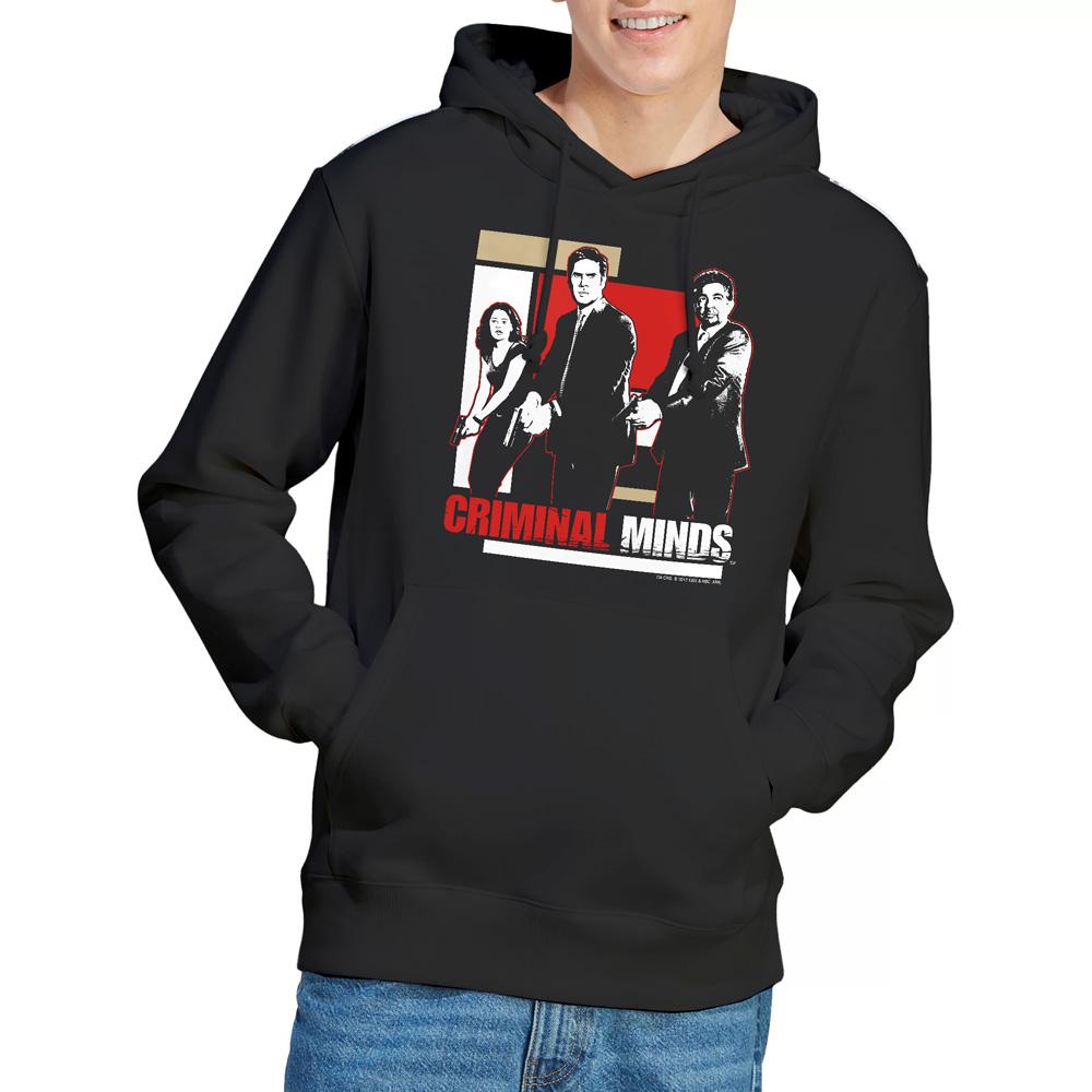 Black - Lifestyle - Criminal Minds Mens Guns Drawn Hoodie
