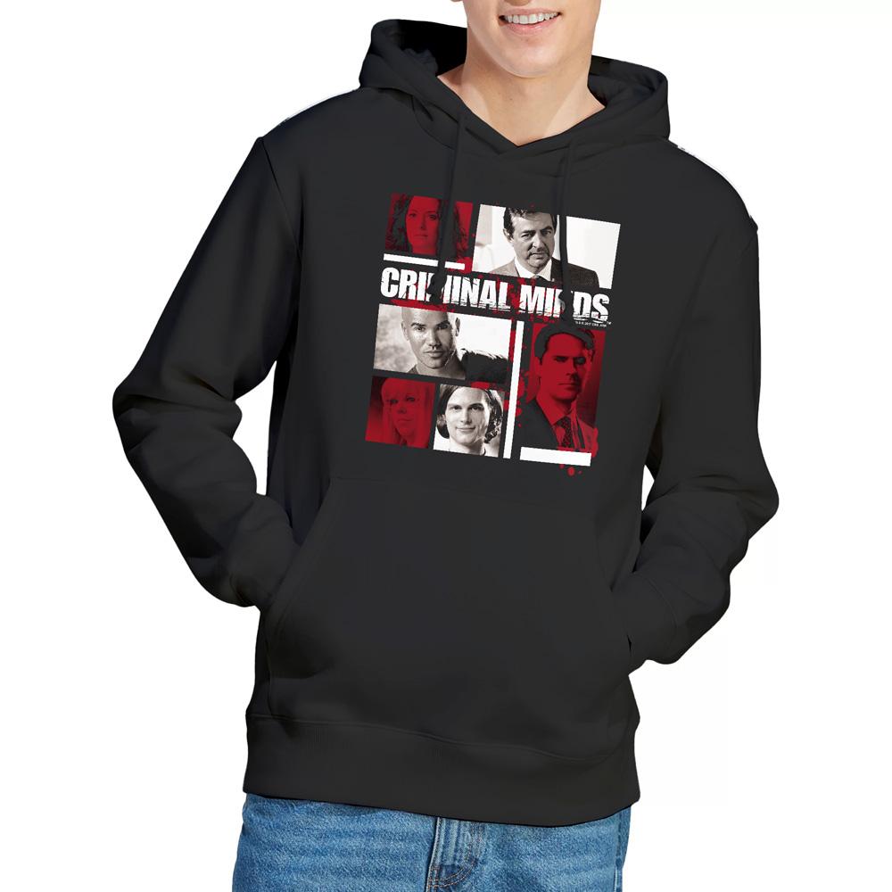 Black - Lifestyle - Criminal Minds Mens Character Boxes Hoodie