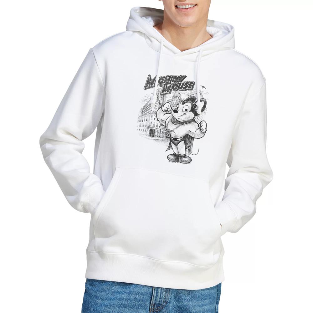 White - Lifestyle - Mighty Mouse Mens Protect & Serve Hoodie