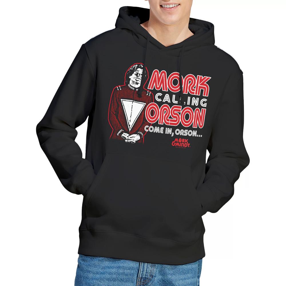 Black - Lifestyle - Mork And Mindy Mens Mork Calling Orson Hoodie