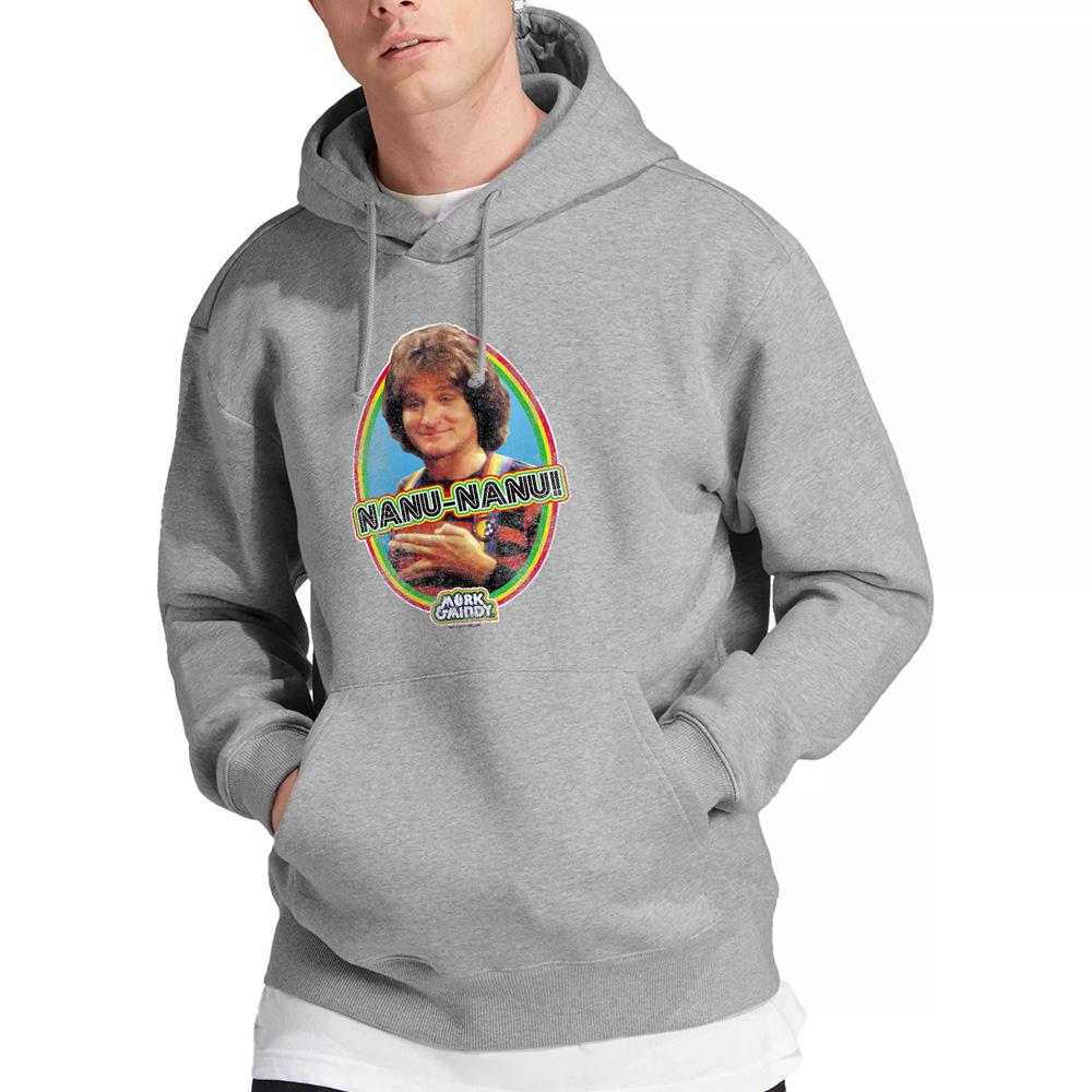 Sport Heather - Lifestyle - Mork And Mindy Mens Nanu Nanu Hoodie