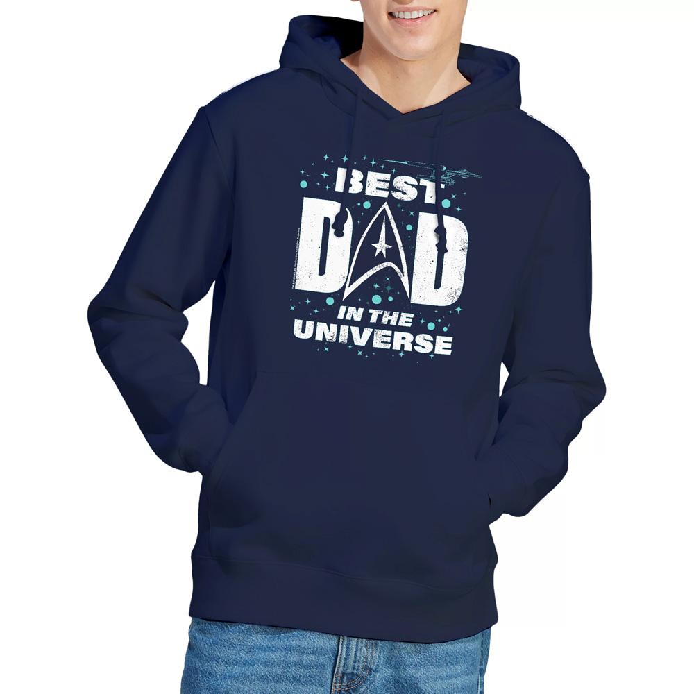 Navy - Lifestyle - Star Trek Mens Best Dad in the Universe Fathers Day Hoodie