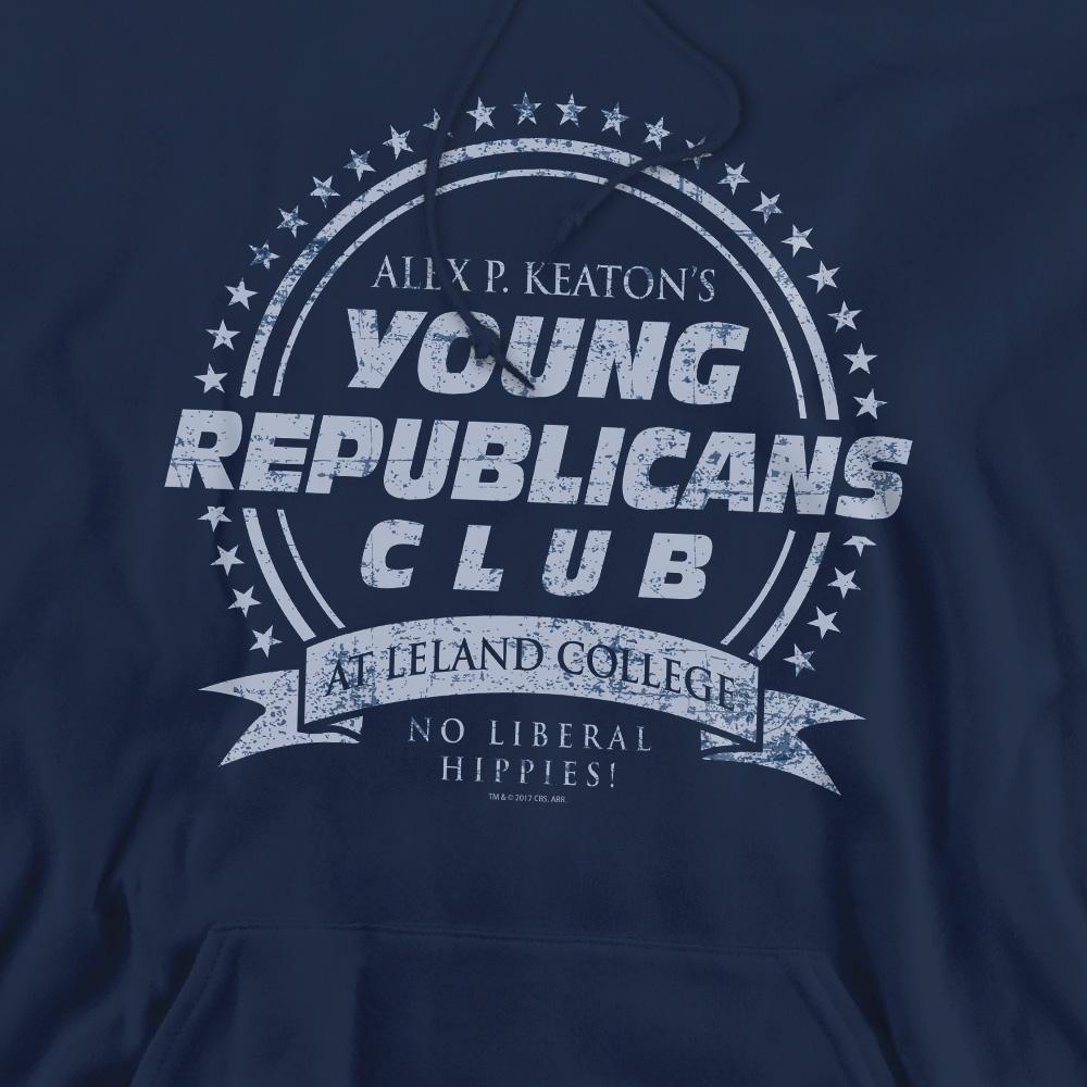 Navy - Pack Shot - Family Ties Mens Young Republicans Club Hoodie