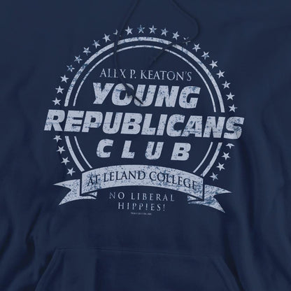 Navy - Pack Shot - Family Ties Mens Young Republicans Club Hoodie