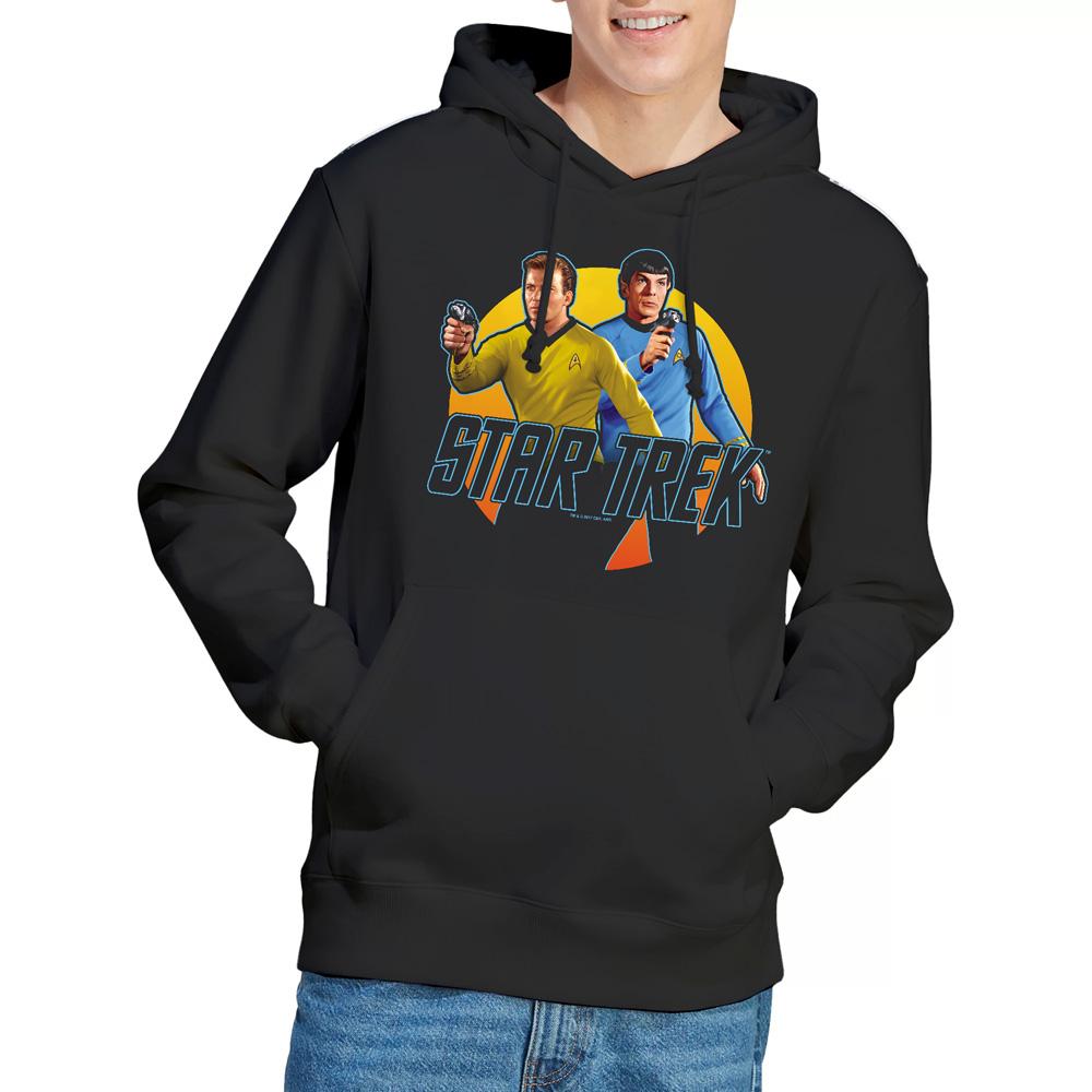 Black - Lifestyle - Star Trek Mens Phasers Ready Hoodie