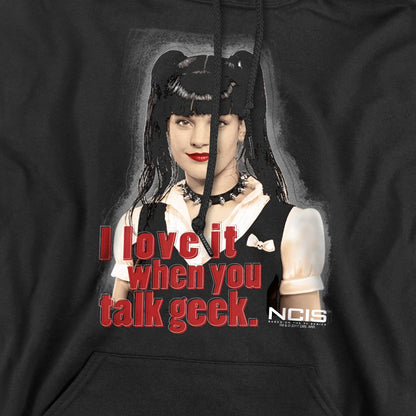 Black - Pack Shot - NCIS Mens Geek Talk Hoodie