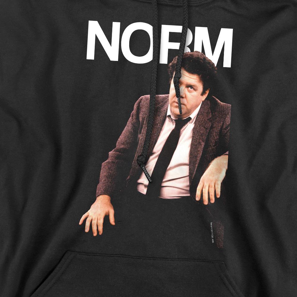 Black - Pack Shot - Cheers Mens Norm Peterson Hoodie
