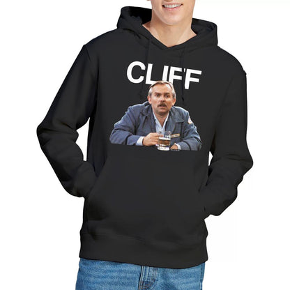Black - Lifestyle - Cheers Mens Cliff Clavin Hoodie