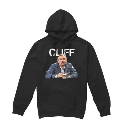 Black - Front - Cheers Mens Cliff Clavin Hoodie