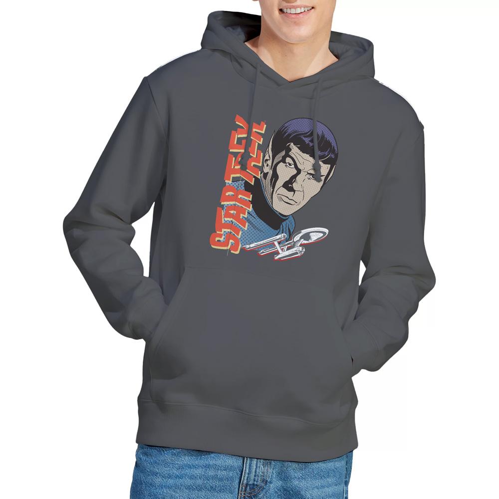 Charcoal - Lifestyle - Star Trek: The Original Series Mens Spock Vintage Hoodie