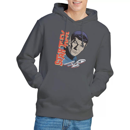 Charcoal - Lifestyle - Star Trek: The Original Series Mens Spock Vintage Hoodie