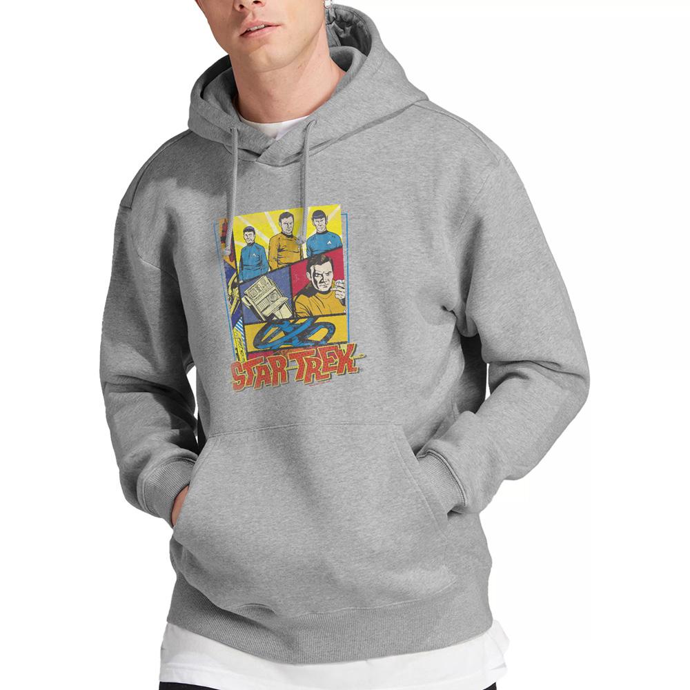 Sport Heather - Lifestyle - Star Trek Mens Vintage Collage Hoodie