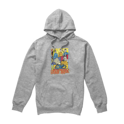 Sport Heather - Front - Star Trek Mens Vintage Collage Hoodie