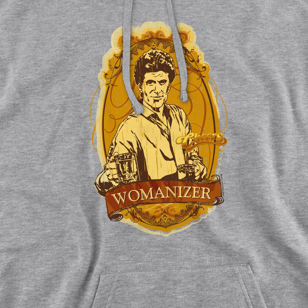 Sport Heather - Pack Shot - Cheers Mens Womanizer Hoodie