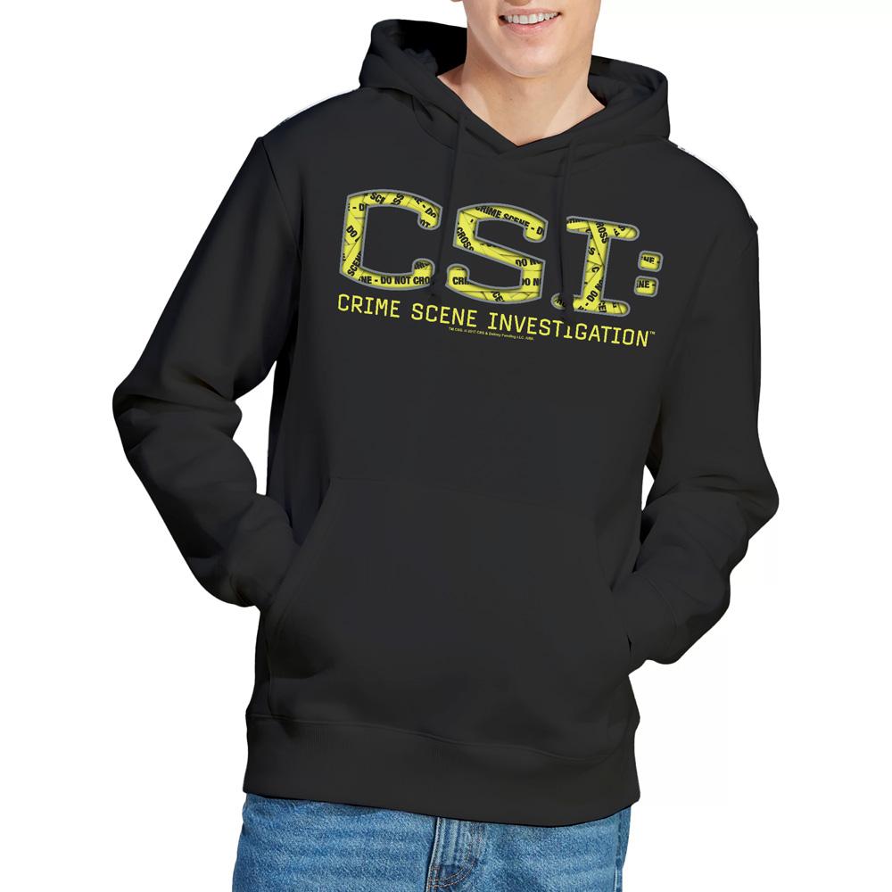 Black - Lifestyle - CSI Mens Collage Logo Hoodie