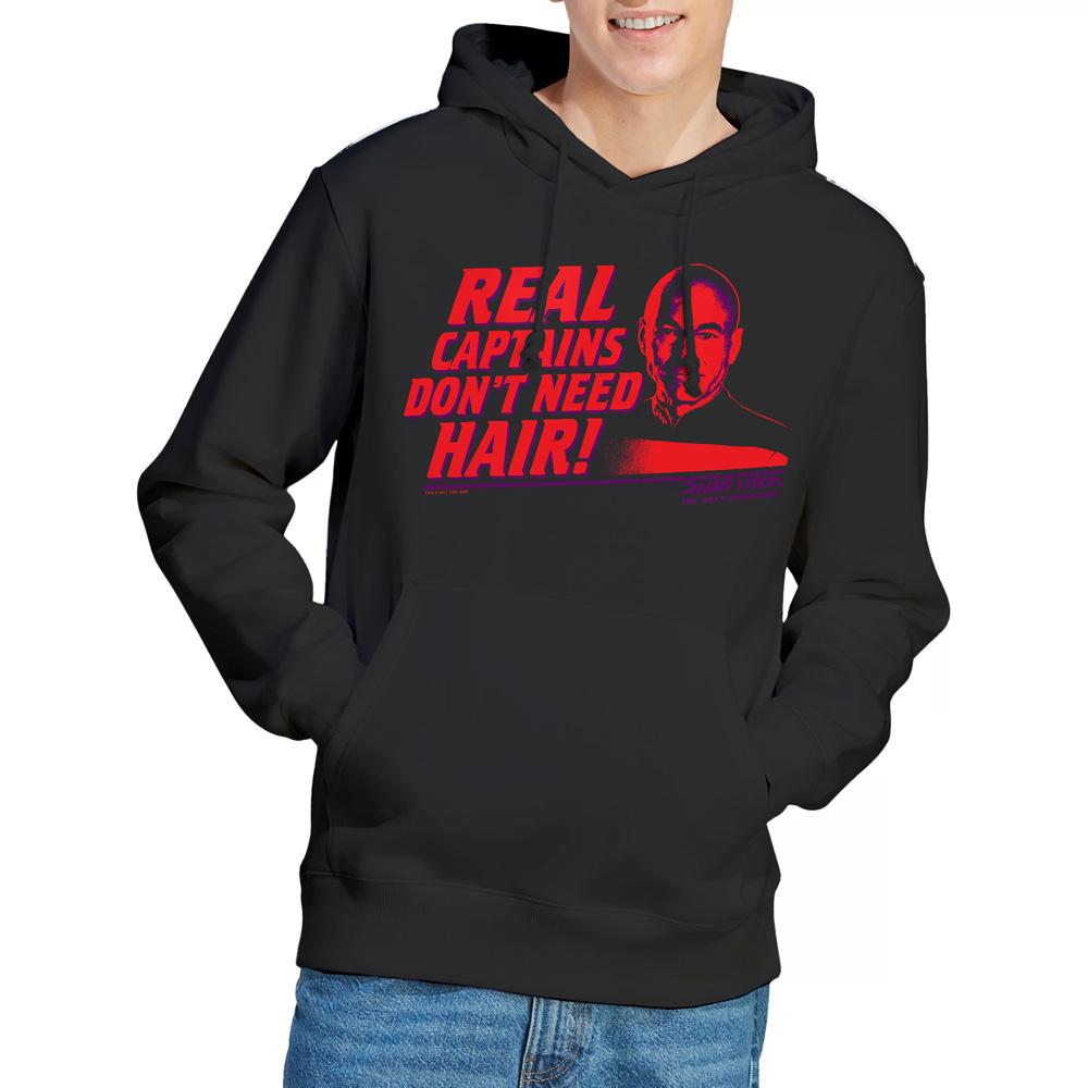 Black - Lifestyle - Star Trek Mens Real Captain Hoodie
