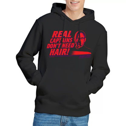 Black - Lifestyle - Star Trek Mens Real Captain Hoodie