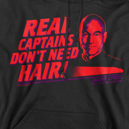 Black - Pack Shot - Star Trek Mens Real Captain Hoodie