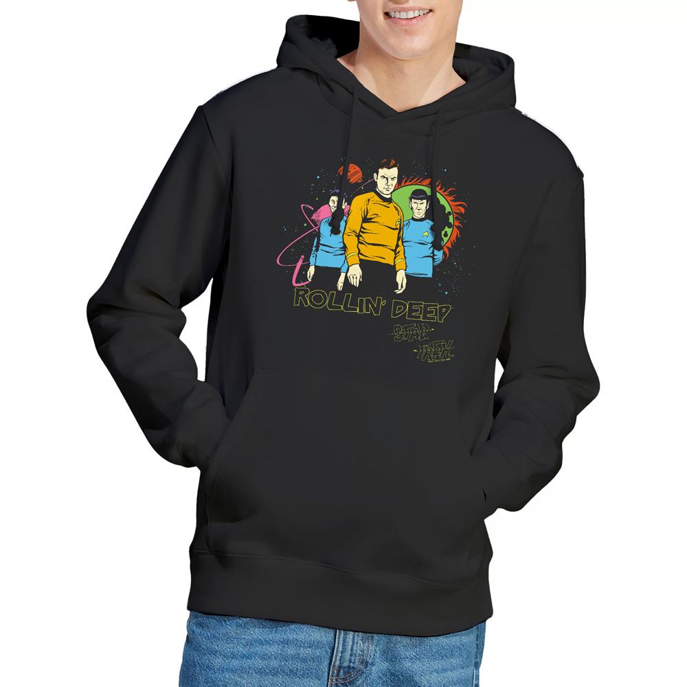 Black - Lifestyle - Star Trek Mens Rollin Deep Hoodie