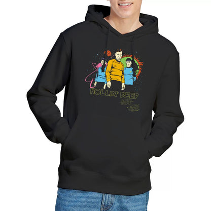 Black - Lifestyle - Star Trek Mens Rollin Deep Hoodie