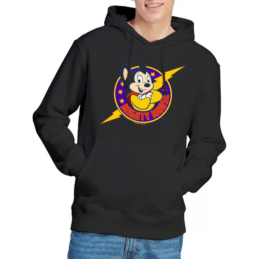 Black - Lifestyle - Mighty Mouse Mens Mighty Hero Hoodie