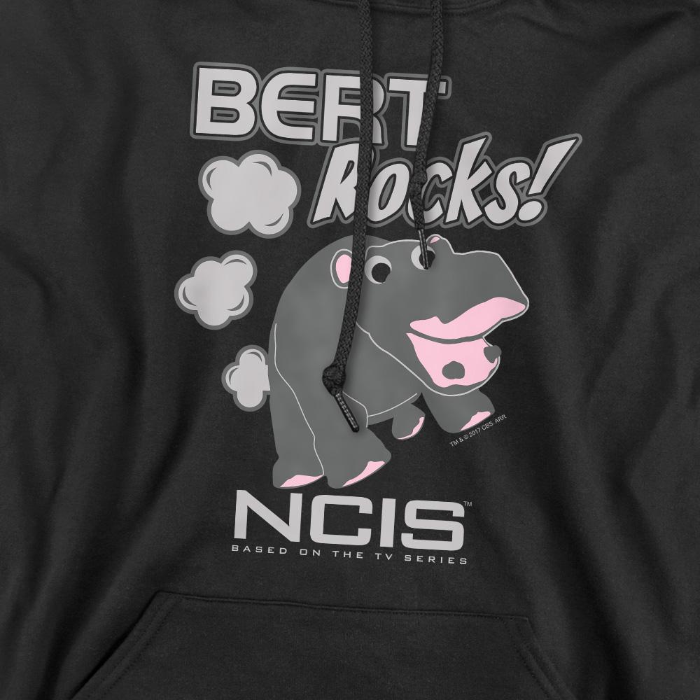 Black - Pack Shot - NCIS Mens Bert Rocks Hoodie
