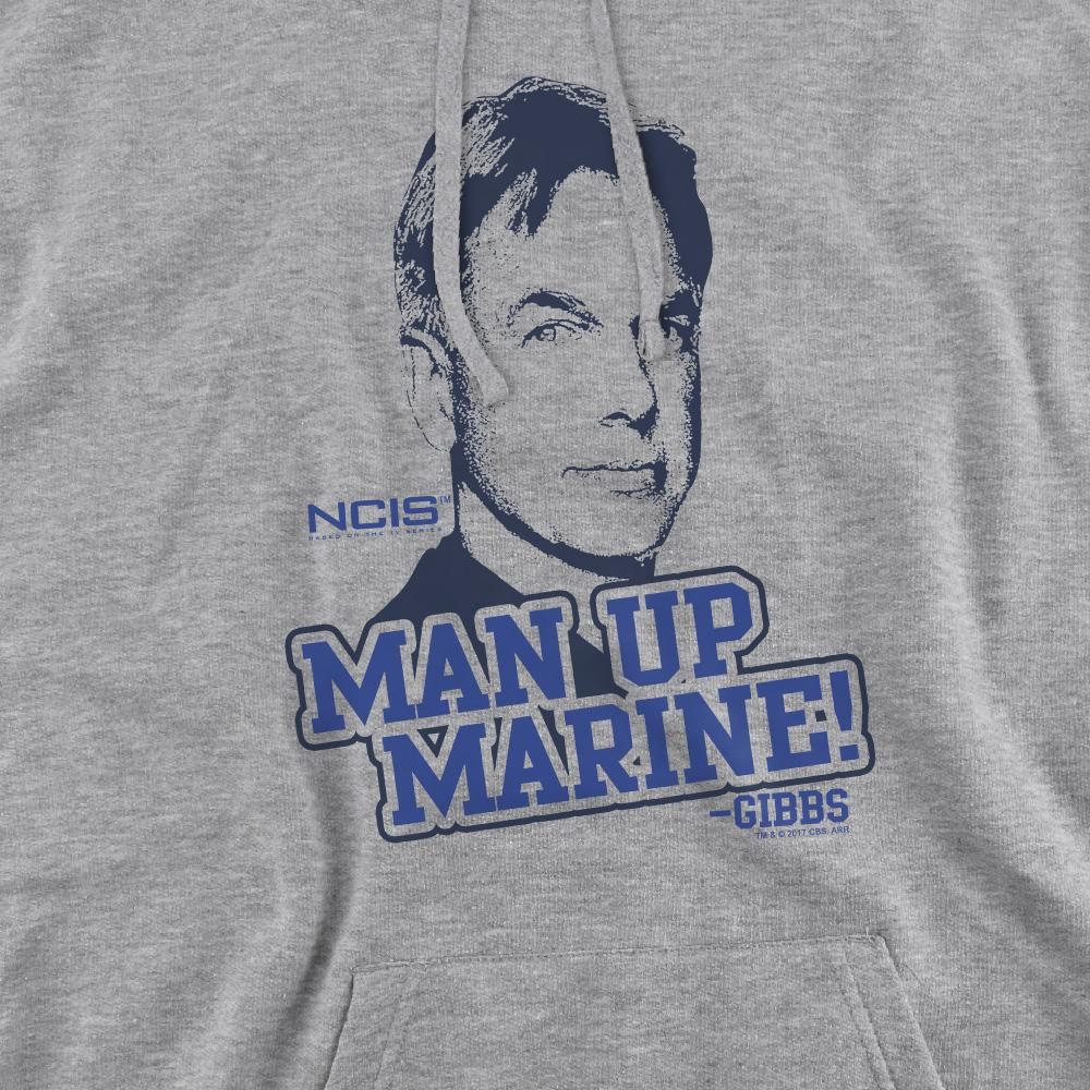 Sport Heather - Pack Shot - NCIS Mens Man Up Hoodie