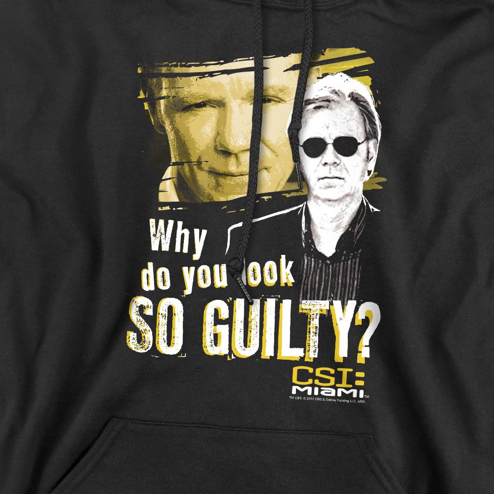Black - Pack Shot - CSI: Miami Mens So Guilty Hoodie