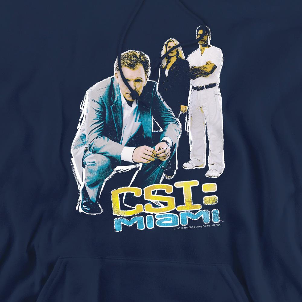 Navy - Pack Shot - CSI: Miami Mens In Perspective Hoodie