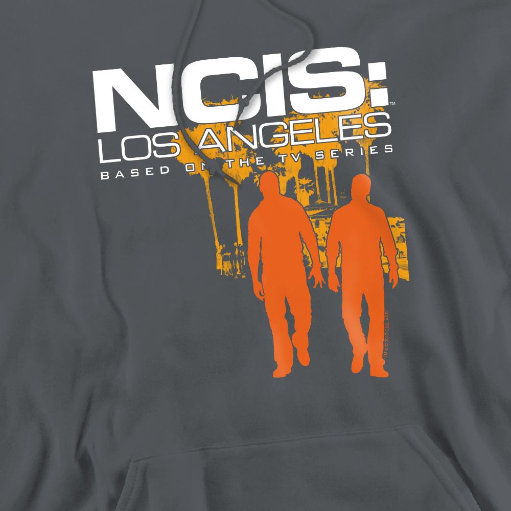 Charcoal - Pack Shot - NCIS: Los Angeles Mens Slow Walk Hoodie