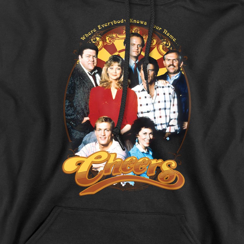 Black - Pack Shot - Cheers Mens Group Shot Hoodie