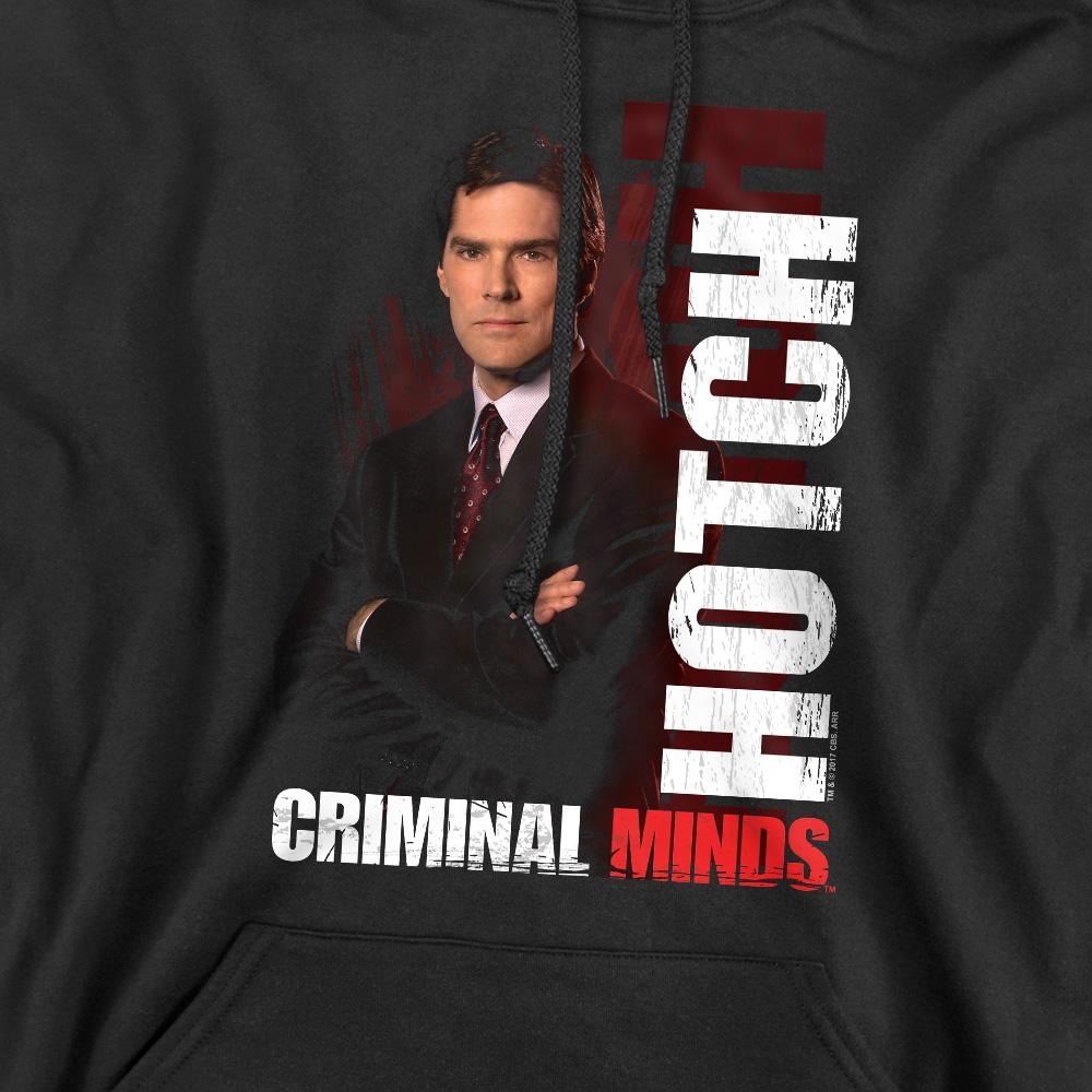 Black - Pack Shot - Criminal Minds Mens Hotch Hoodie
