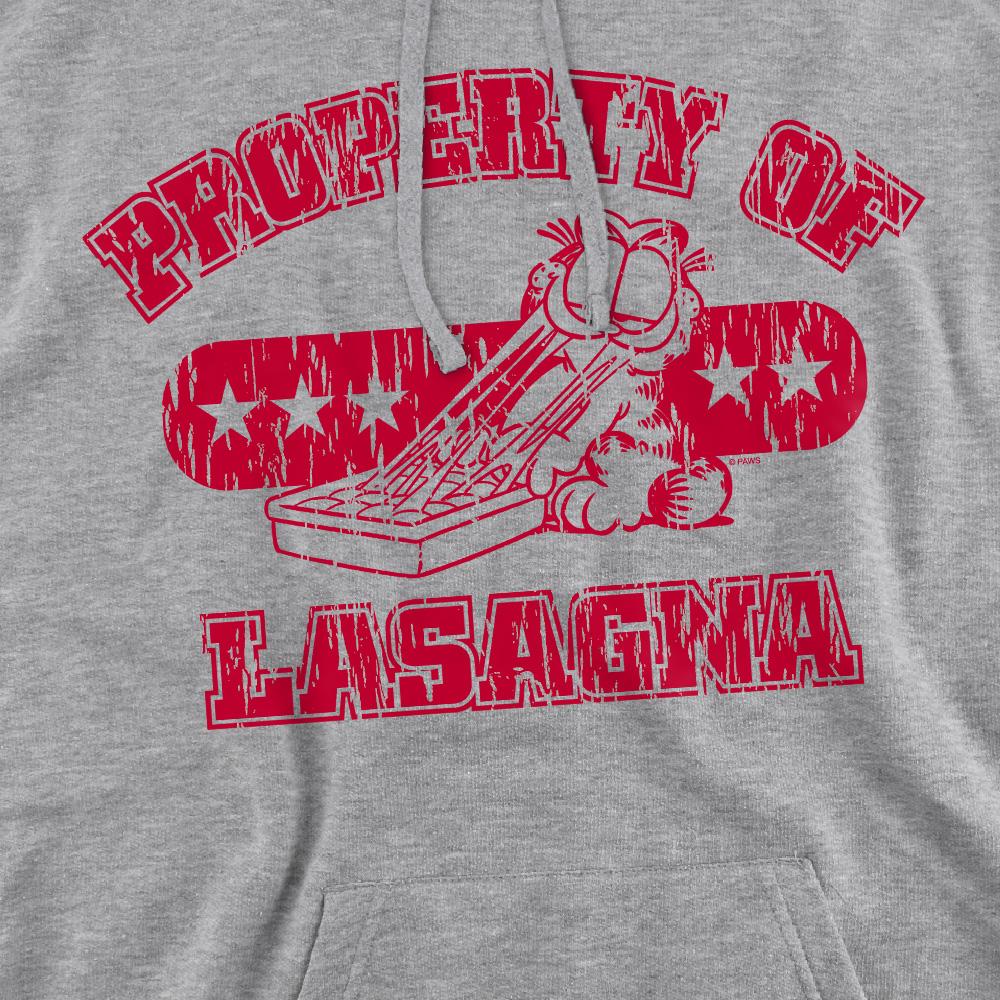Sport Heather - Pack Shot - Garfield Mens Property Of Lasagna Hoodie