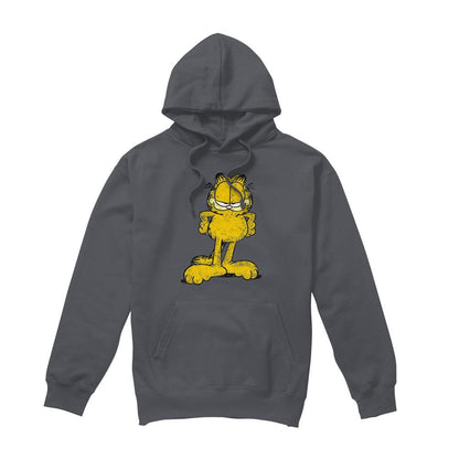 Charcoal - Front - Garfield Mens Big Ol´ Cat Hoodie