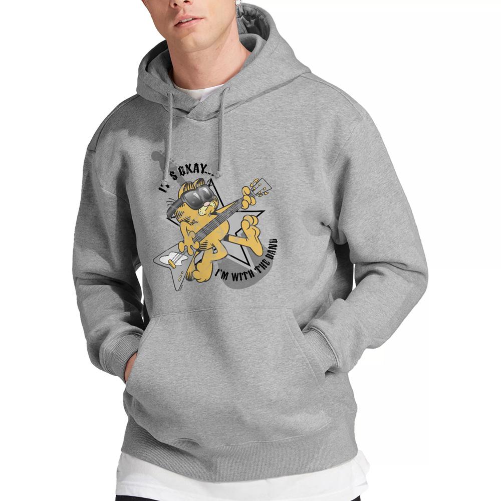 Sport Heather - Lifestyle - Garfield Mens I´m with the Band Hoodie