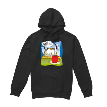 Black - Front - Garfield Mens Bean Me Hoodie