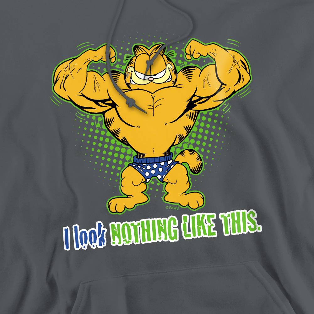 Charcoal - Pack Shot - Garfield Mens Nothing Like This Hoodie