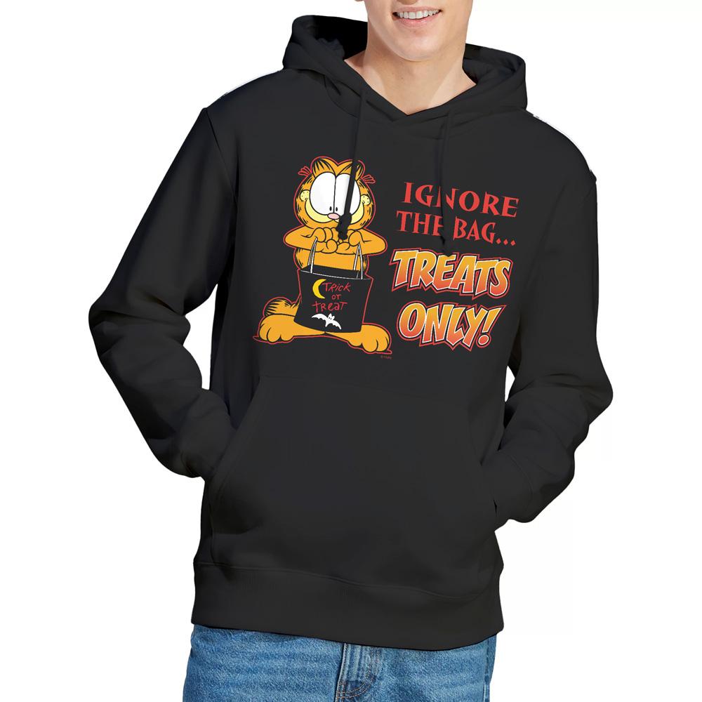 Black - Lifestyle - Garfield Mens Treats Only Hoodie