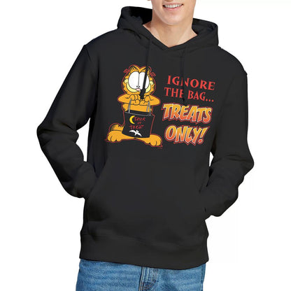 Black - Lifestyle - Garfield Mens Treats Only Hoodie