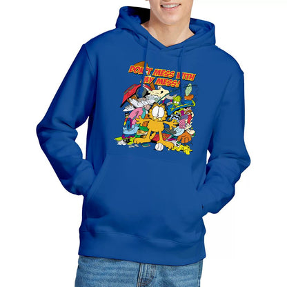 Royal Blue - Lifestyle - Garfield Mens My Mess Hoodie