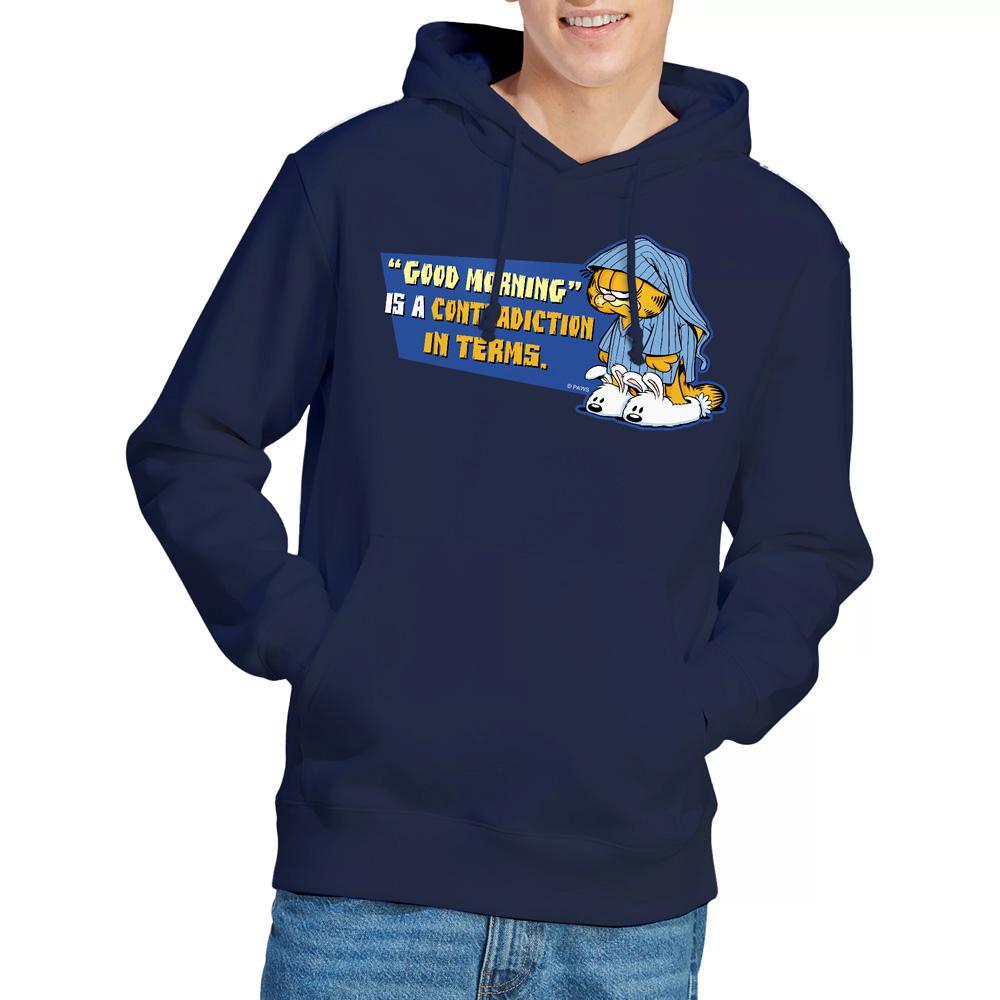 Navy - Lifestyle - Garfield Mens Contradiction In Terms Hoodie