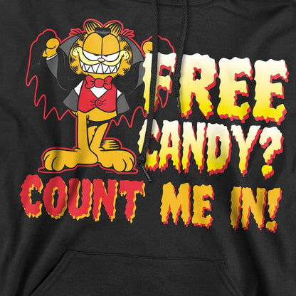 Black - Pack Shot - Garfield Mens Count Me In Hoodie