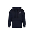 Heather Navy - Front - Flash Mens Logo Hoodie