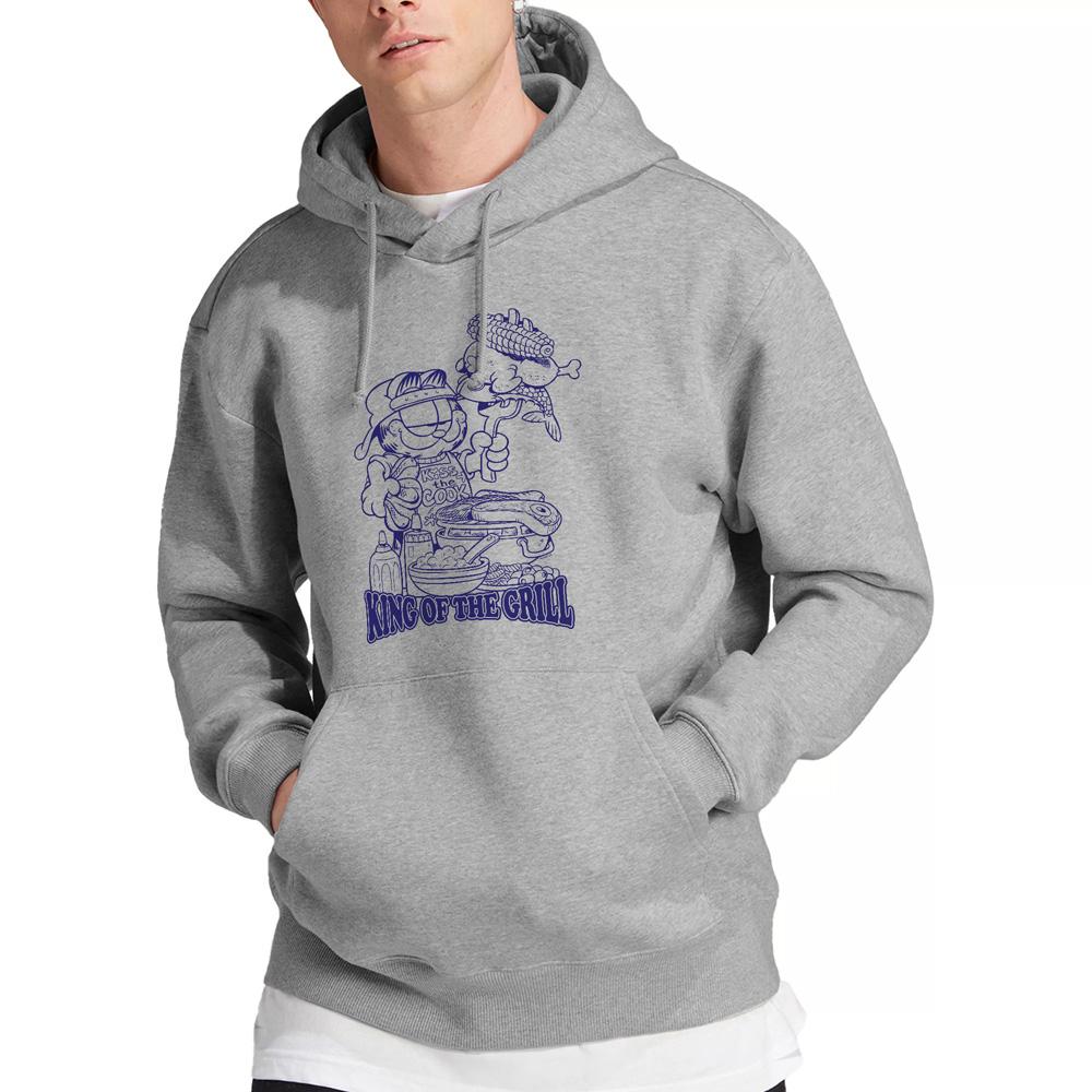 Sport Heather - Lifestyle - Garfield Mens King Of The Grill Hoodie