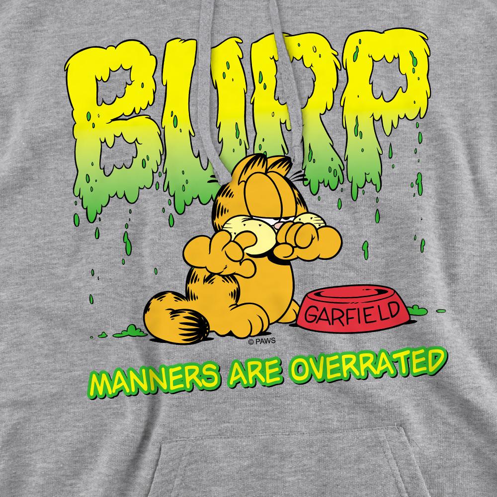 Sport Heather - Pack Shot - Garfield Mens Manners Hoodie