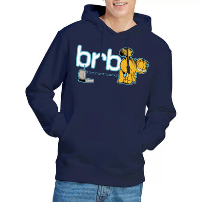 Navy - Lifestyle - Garfield Mens Be Right Back Hoodie