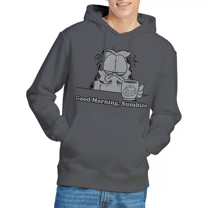 Charcoal - Lifestyle - Garfield Mens Good Morning Sunshine Hoodie
