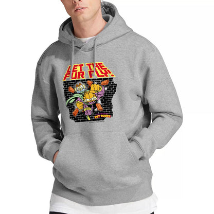 Sport Heather - Lifestyle - Garfield Mens Let The Fur Fly Hoodie